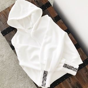 White Hoodie. Size M